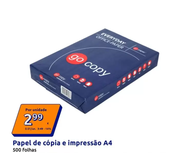 Papel De Copia E Impressao A4