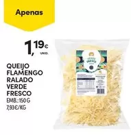 Queijo Flamengo Ralado Verde Fresco