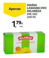 Milaneza - Massa Lasagna Ovo