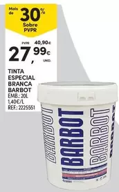 Barbot - Tinta Especial Branca