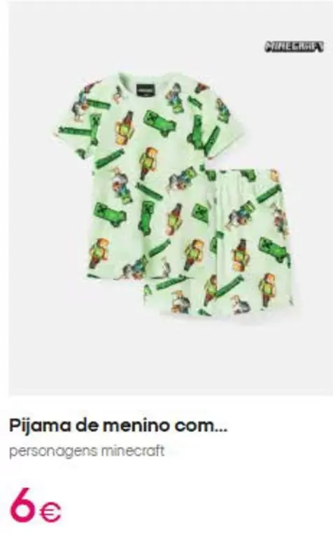 Minecraft - Pijama De Menino Com.