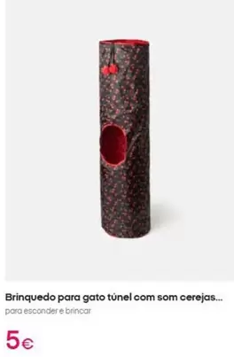 .Com - Brinquedo Para Gato Túnel Com Som Cerejas