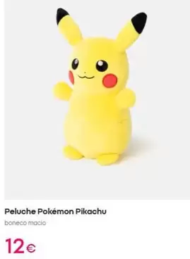 Peluche Pokémon Pikachu