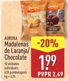 Aurora - Madelenas De Laranja/ Chocolate