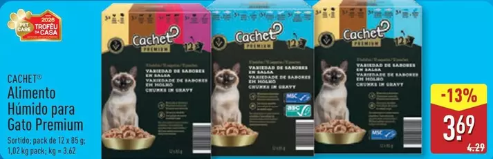 Cachet - Alimento Humido Para Gato Premium