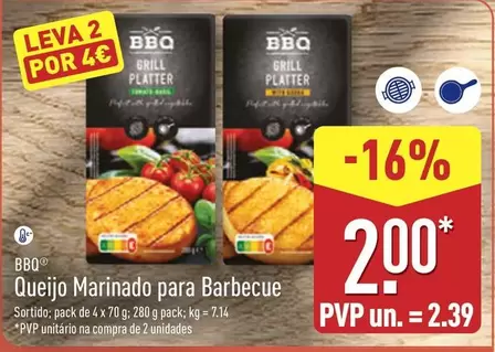 Queijo Marinado Para Barbecue