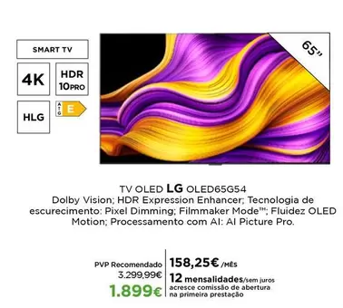 LG - Tv Oled Oled65g54