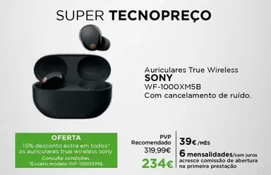 Sony - Auriculares True Wireless