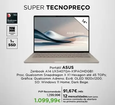 Asus - Portátil