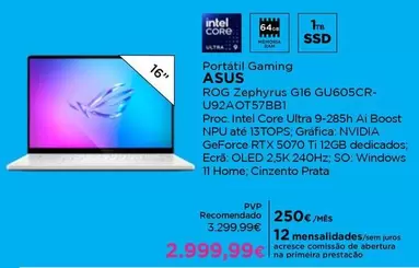 Asus - Portátil Gaming