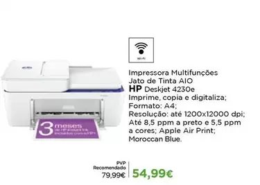 HP - Impressora Multifunções Jato De Tinta Aio