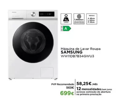 Samsung - Máquina De Lavar Roupa