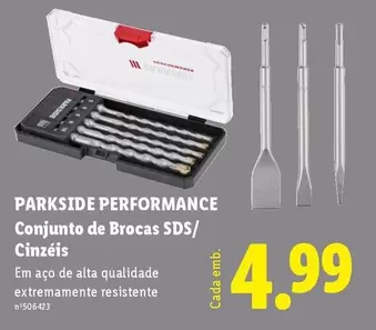 parkside - Parkside Performance Conjunto De Brocas Sds/ Cinzeis