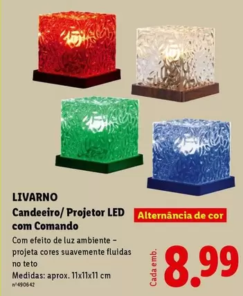.Com - Candeiro/Projetor Led Com Comando