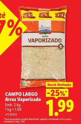 XXL - Arroz Vaporizado