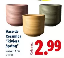 Spring - Vaso De Ceramica "riviera "