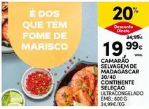 Madagascar - Camarão Selvagem De  30/40 Continente Selecao