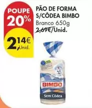 Bimbo - Pão De Forma S/codera