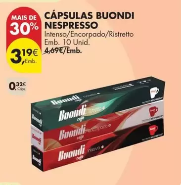Nespresso - Cápsulas Buondi
