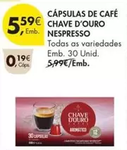 Nespresso - Cápsulas De Café Chave D'Ouro