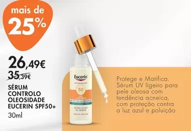 Eucerin - Sérum Control Oleosidade En Sucres