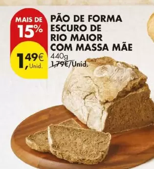 Rio Maior - Pão De Forma Escuro De Rio Com Massa Mae