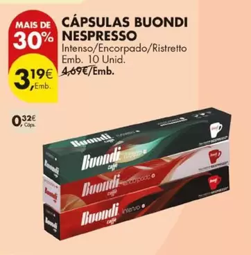 Nespresso - Cápsulas Buondi
