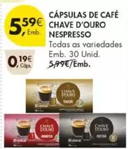 Nespresso - Cápsulas De Café Chave D'Ouro