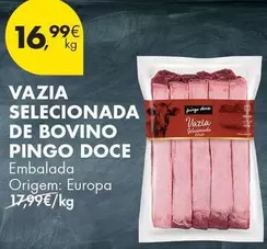 Europa - Vazia Selecionada De Bovino Pingo Doce