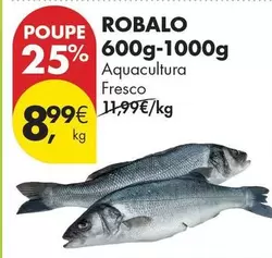 Aquacultura - Robalo 600g-1000g