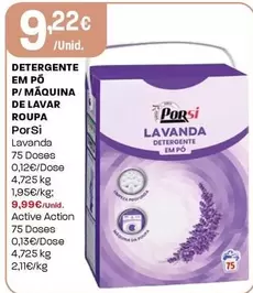 Porsi - Detergente Em Po P/Maquina De Lavar Roupa