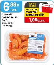Porsi - Camarão Cozido 20/30