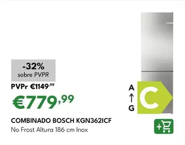 Bosch - Combinado KGN362ICF