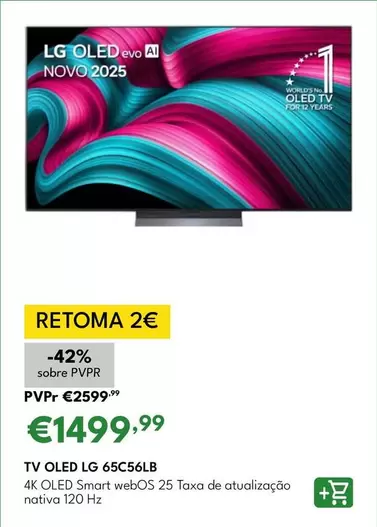 LG - Tv Oled 65C56LB 
