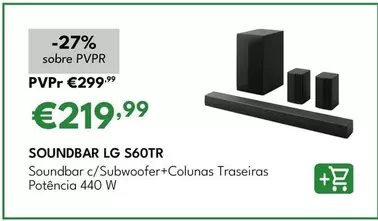 LG - Soundbar S60TR 