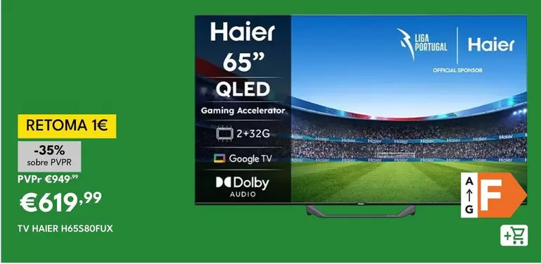 Haier - Tv H65S80FUX