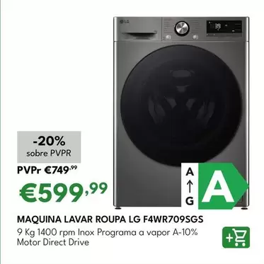 LG - Maquina Lavar Roupa F4WR709SGS