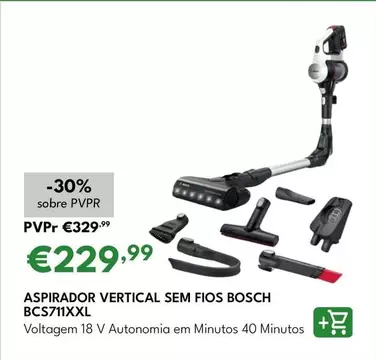 Bosch - Aspirador Vertical Sem Fios BCS711XXL