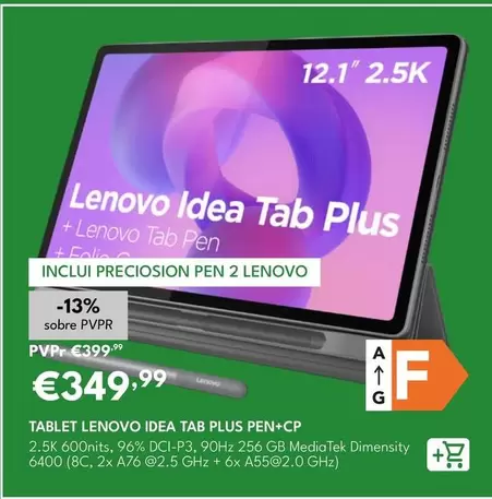 Lenovo - Tablet Idea Tab Plus Pen+Cp