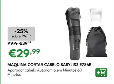 Babyliss - Maquina Cortar Cabelo E786E