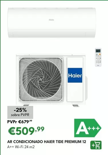 Haier - Ar Condicionado Tide Premium 12