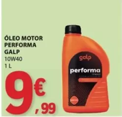 galp - Óleo Motor Performa Galp