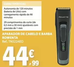 Rowenta - Aparador De Cabelo E Barba