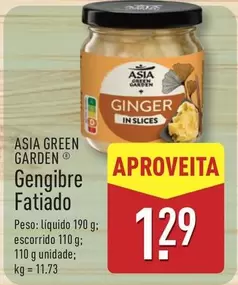 Asia Green Garden - Gengibre Fatiado