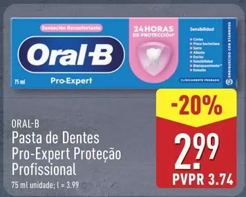 Oral B - Pasta De Dentes Pro-expert Proteção Profissional