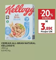 Kellogg's - Cereais All Bran Natural