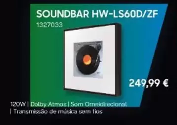 Soundbar Hw-ls60d/zf