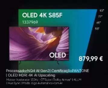 Samsung - Oled 4k S85f