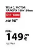 Tela C/Motor Napofix 180x180cm