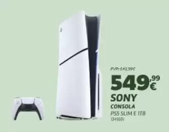 Sony - Consola Ps5 Slim E 1tb